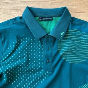 J.Lindeberg Green Polo Shirt for Men